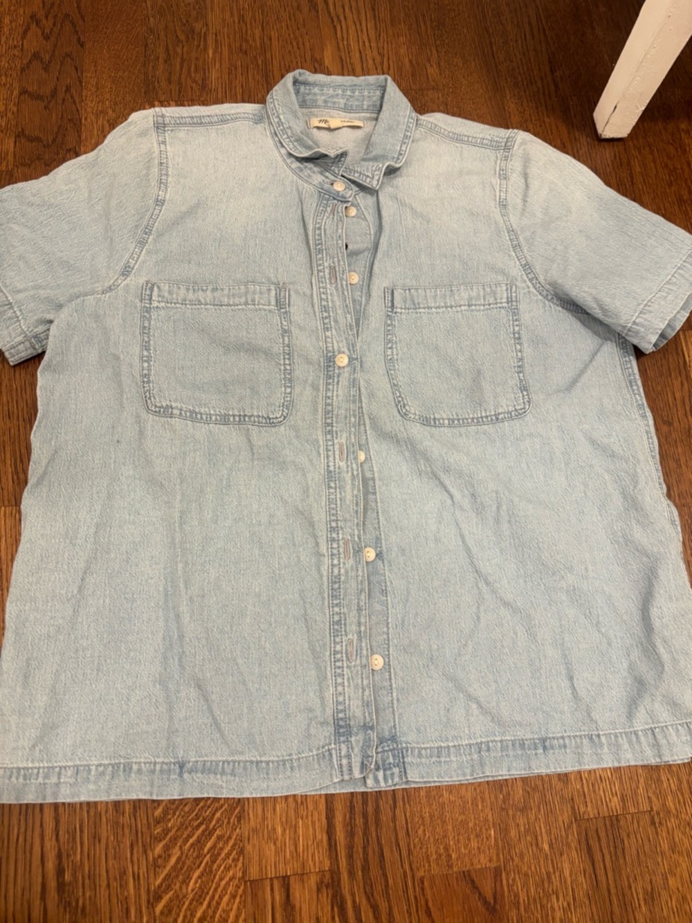 Madewell Light Blue Denim Shirt Jacket